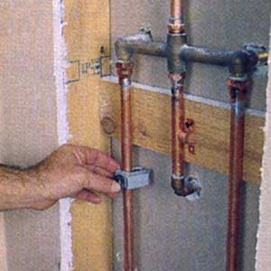 copper water-supply pipes