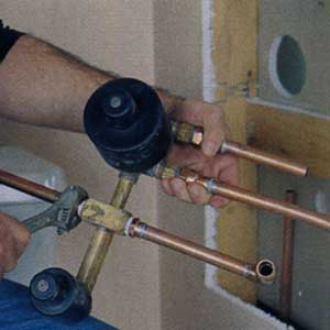 copper pipes