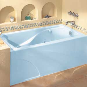 The Cadet Intergral Apron Worldpool by American Standard, 19 3/4 high