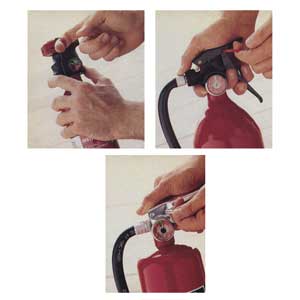 Fire Extinguishers' Safety Locks