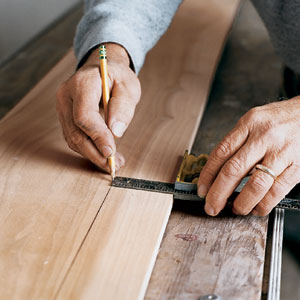 Marking a board along its length