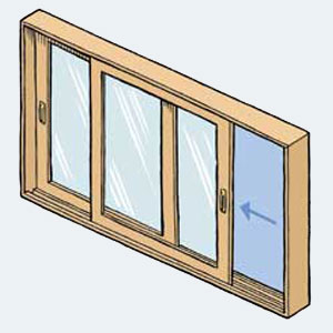 Sliding windows