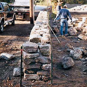 Carlisle stone wall
