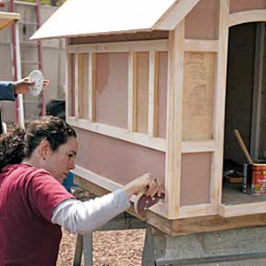 hand sanding