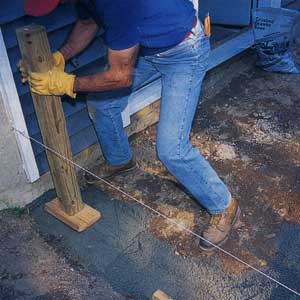 compacting the crushed granite