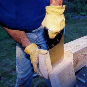 using a handsaw