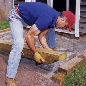 setting the timber