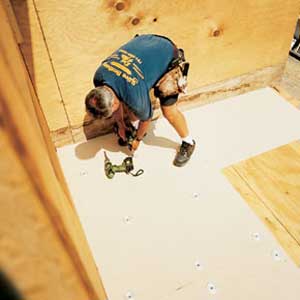 screw down underlayment