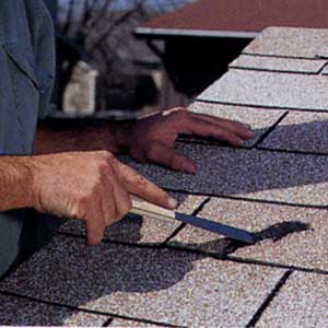 repairing a shingle