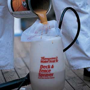 pouring paint