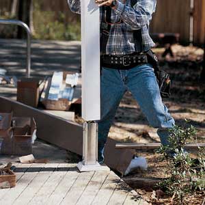 installation of post
