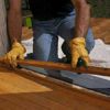 Remove old door and threshold