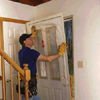 Prep for new door install