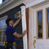 Install fluted columns