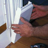 Install plinth blocks