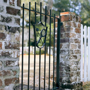 rusted gate