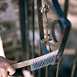 scrub the gate