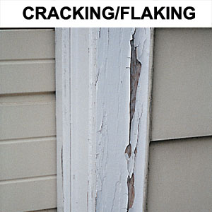 cracking and flaking.