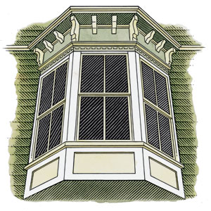 Bay window illustration