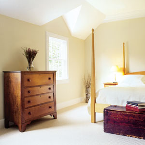Interior - sloped roof