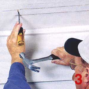 USE A WIDE, sharp chisel to chop through the soffit at the ends of the vent cutout. A sabre saw is another good option.  