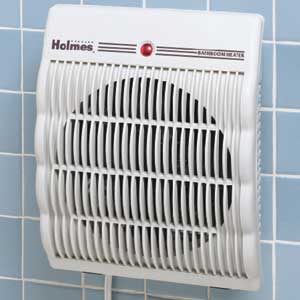 WITH A BUILT-IN GFCI, the Holmes HFH-430BR heater fan ($29.99) is the only portable heater approved for bathrooms.