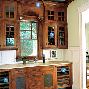 wooden bar