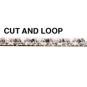 cut and loop pile