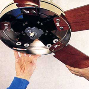 wooden fan blades