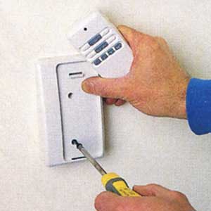 plastic ceiling fan remote holder