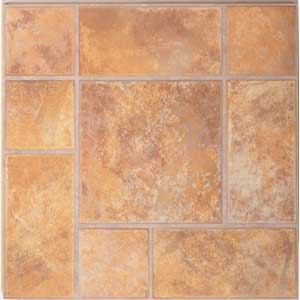 Vertiginous design floor tile