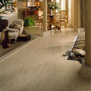 Mannington's Beige Travertine