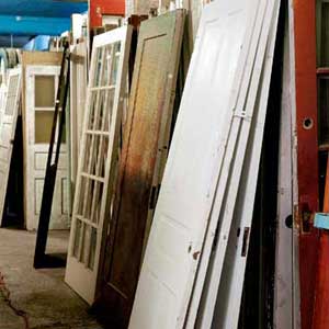 salvage yard doors