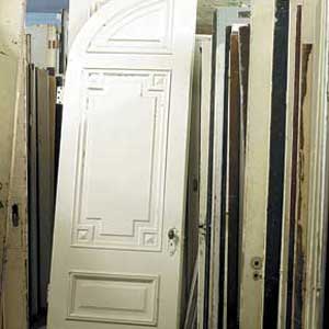 arched-top Italianate doors