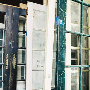refinished doors, lead traces