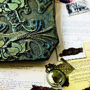 printing woodcut and letters 