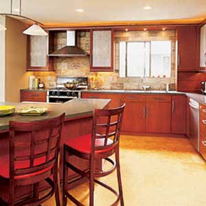 Green Scheme Kitchen After