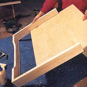 Step Four; building glide-out shelf
