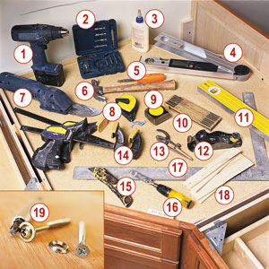 cabinet hanging tools