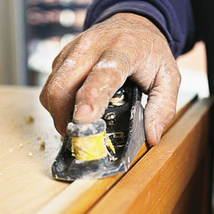 hand chisel for installing cabinets