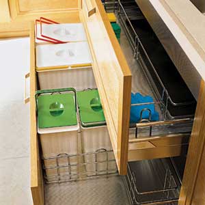 under sink storage drawers, from Snaidero