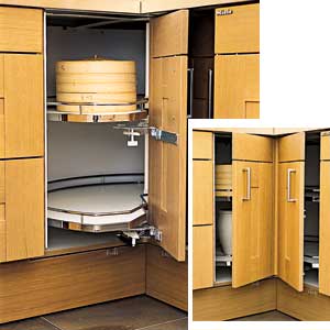 turntable doors from SieMatic