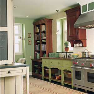 eclectic kitchen