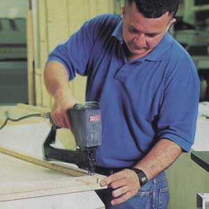adding a strip on the laminate countertop