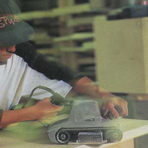 applying the laminate to the countertop