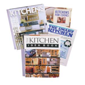 kitchen design; magazines and books