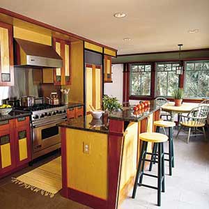 craftsman remodel kitchen