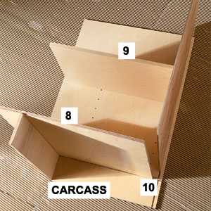 interior high quality cabinet carcass; what to look for