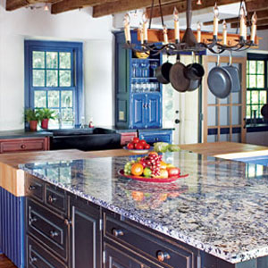 Blue Granite Kitchens