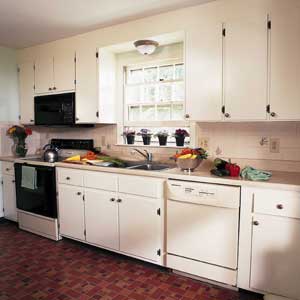 Painted Wood Kitchen Cabinets